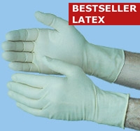 P-protect Handschuhe-Einweg Craft Latex 100 Stück S - XXL