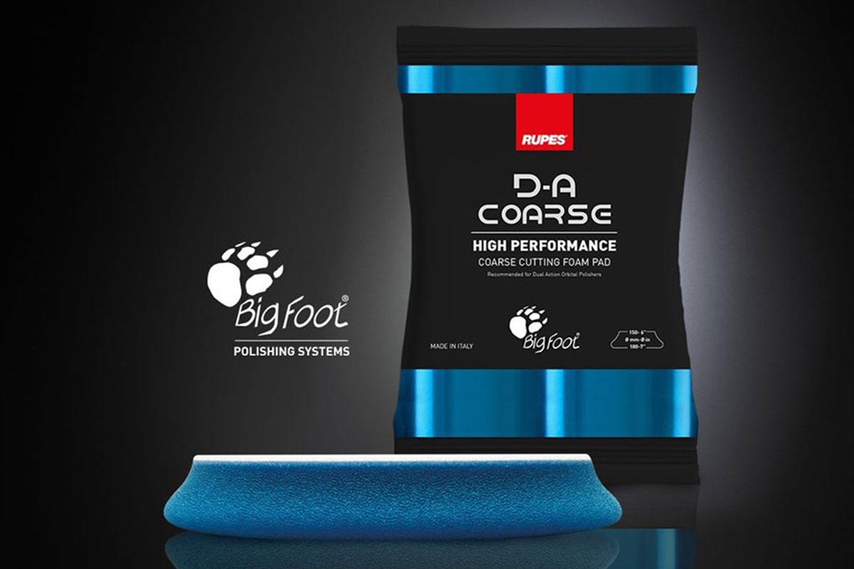 Rupes DA Coarse High Performance Polierschwamm Klett Blau 150/180 mm