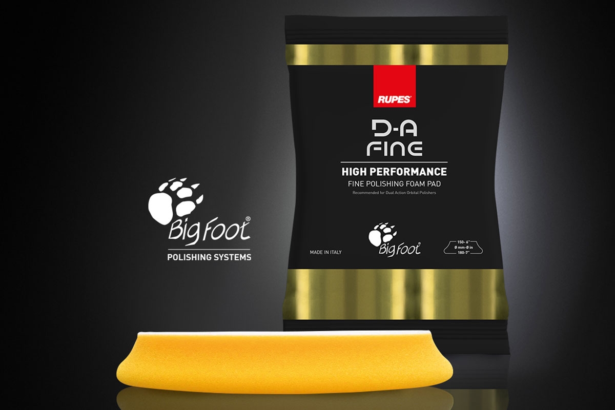 Rupes DA Fine High Performance Polierschwamm Klett Gelb