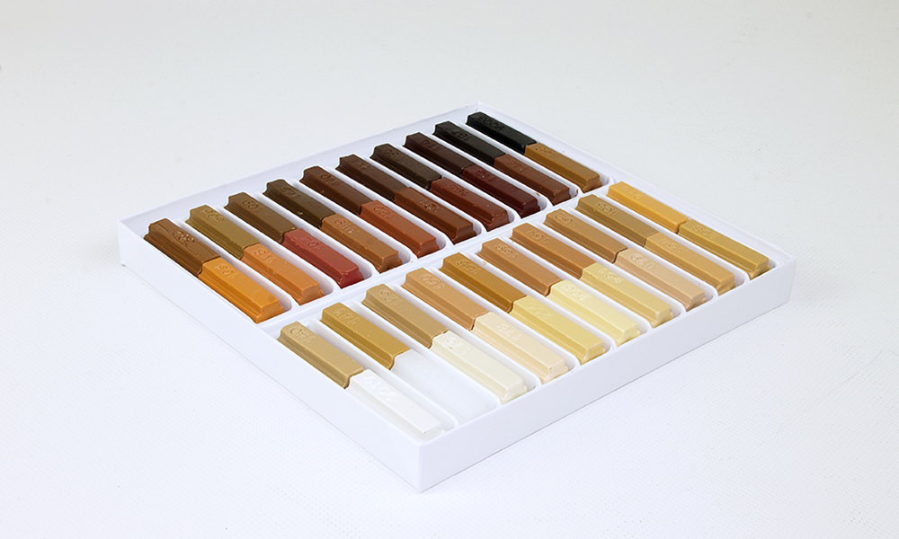 König Weichwachs, Serie 730 Holztöne, 40 x 4 cm