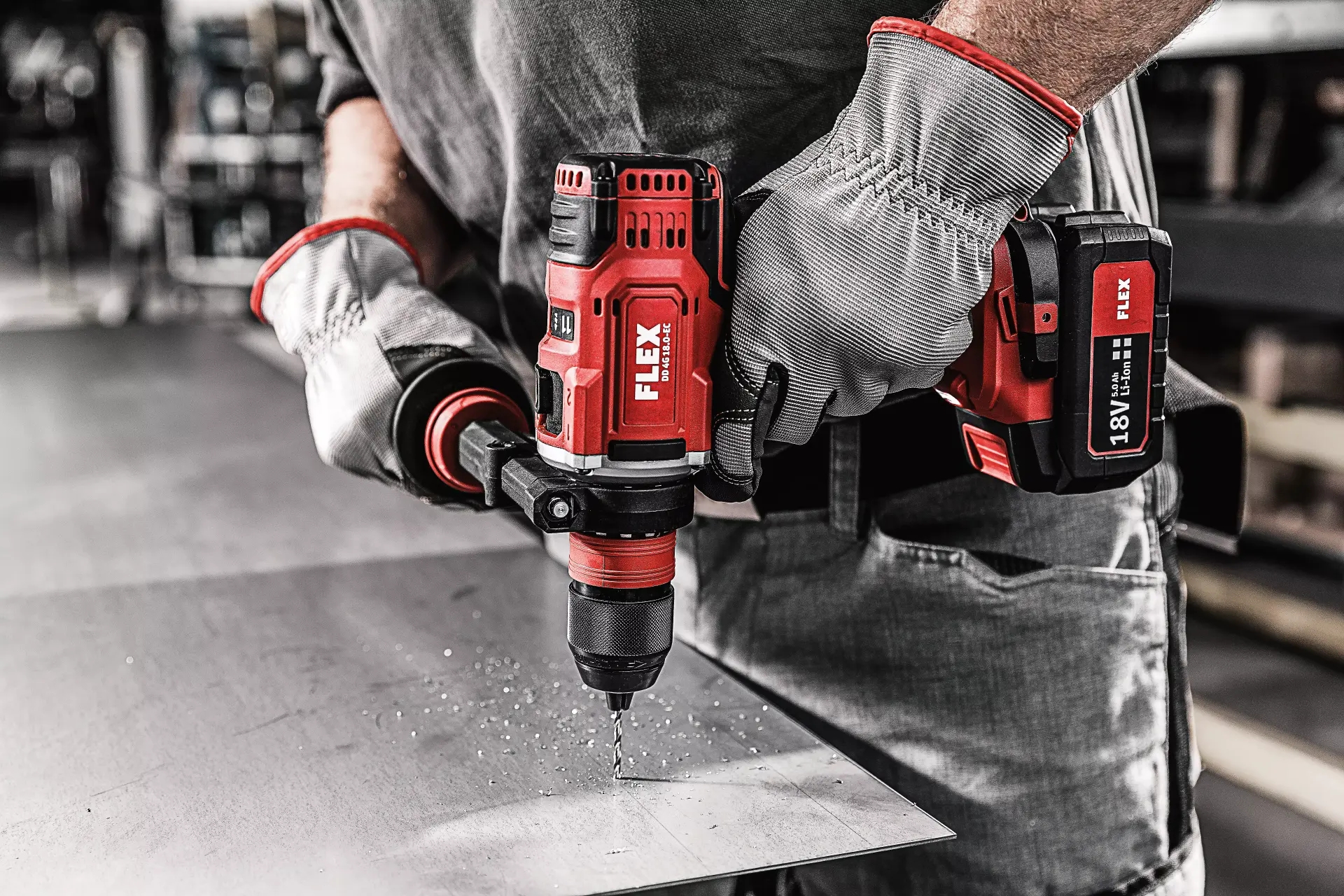 Flex 4-Gang Akku-Bohrschrauber 18,0 V DD 4G 18.0-E