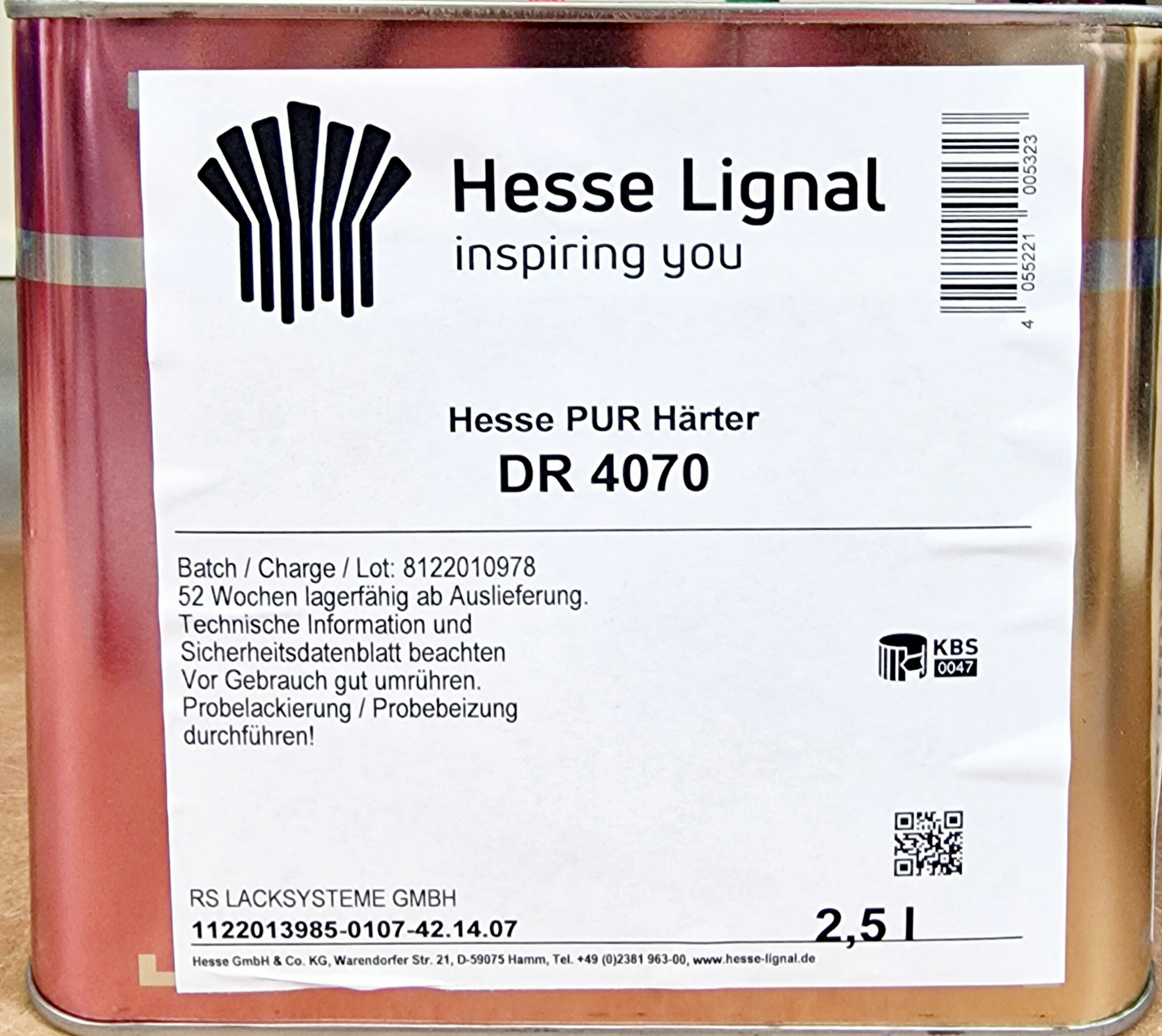Hesse PUR Härter DR 4070