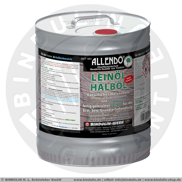 Bindulin Leinöl-Halböl 10L