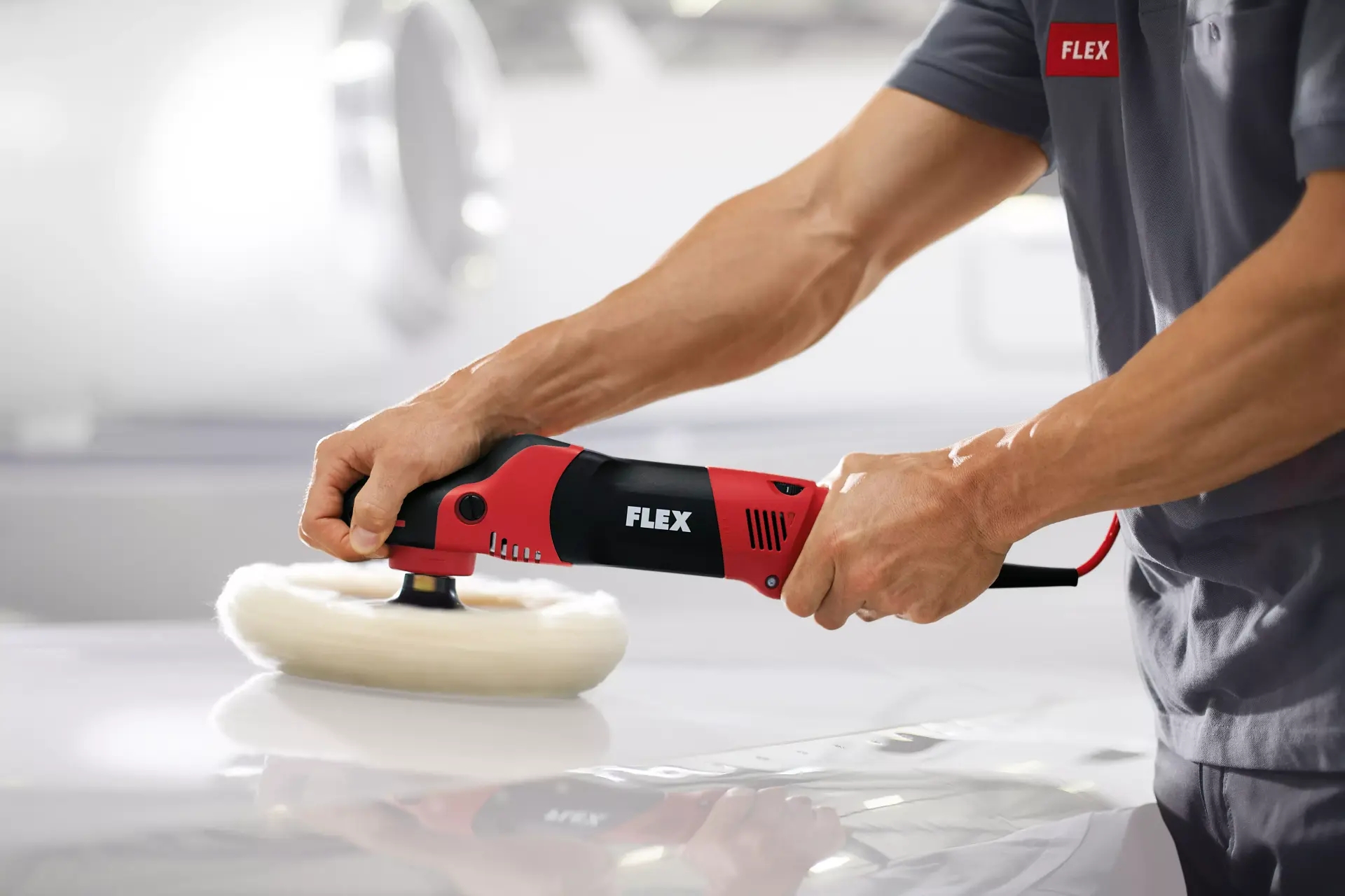 Flex Poliermaschine180/250mm 250-1380/minPE14-1180