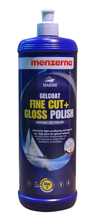 Menzerna Marine Gelcoat Step 2 Fine Cut + Gloss Polish