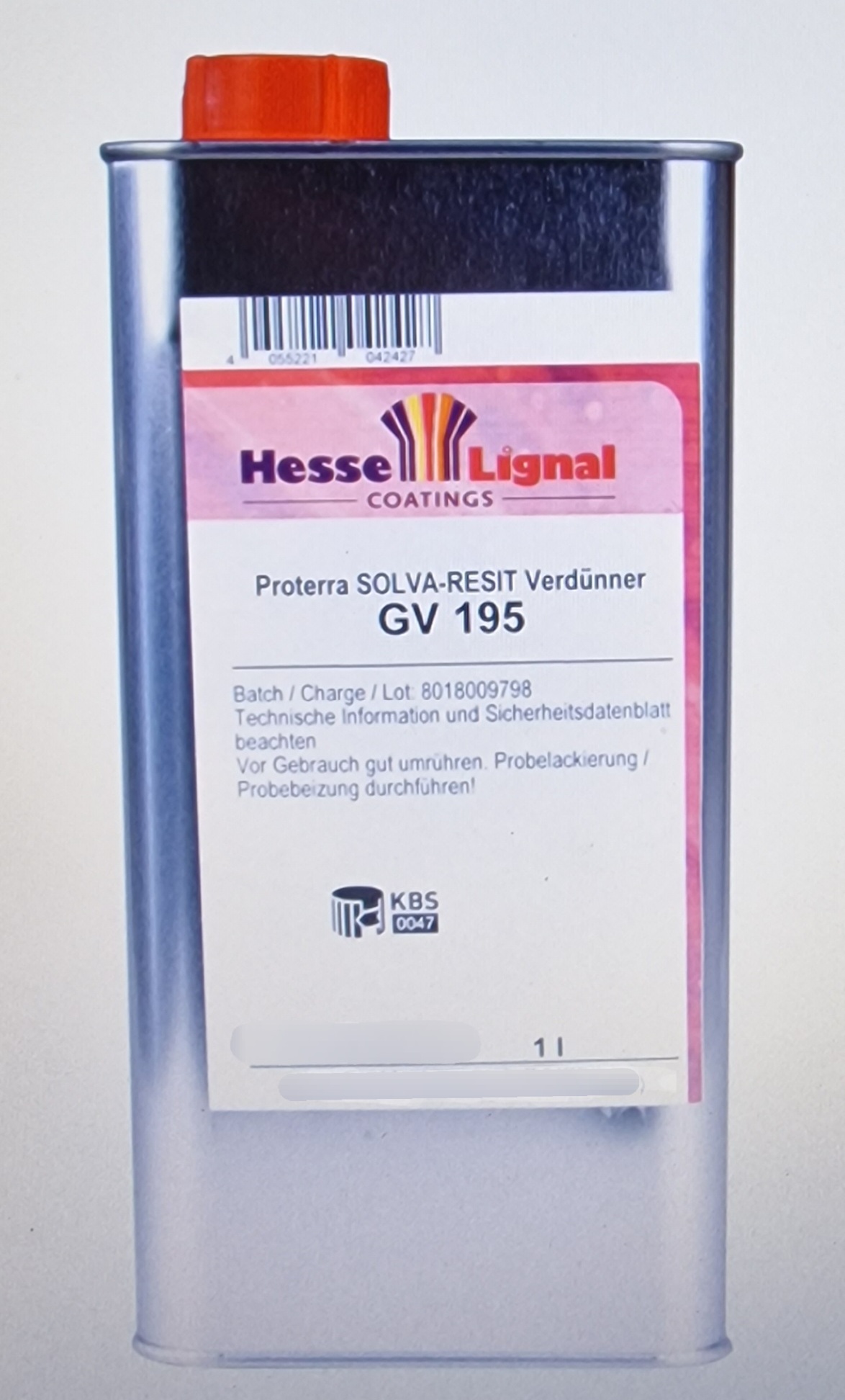 Proterra SOLVA-RESIT Verdünner GV195 - 1L