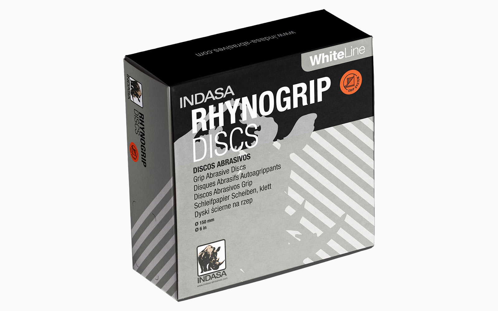 RHYNOGRIP White Line Scheiben D125 8H