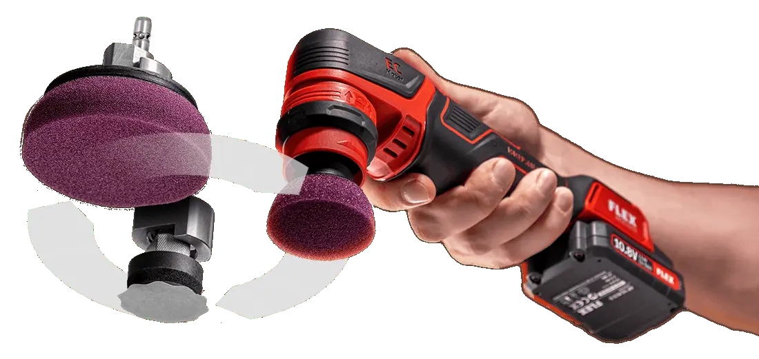 Flex Akku-Polierer-Stck 10.8 V PXE 80 10.8-EC/2.5