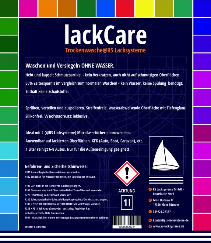 LackCare - Trockenwäsche