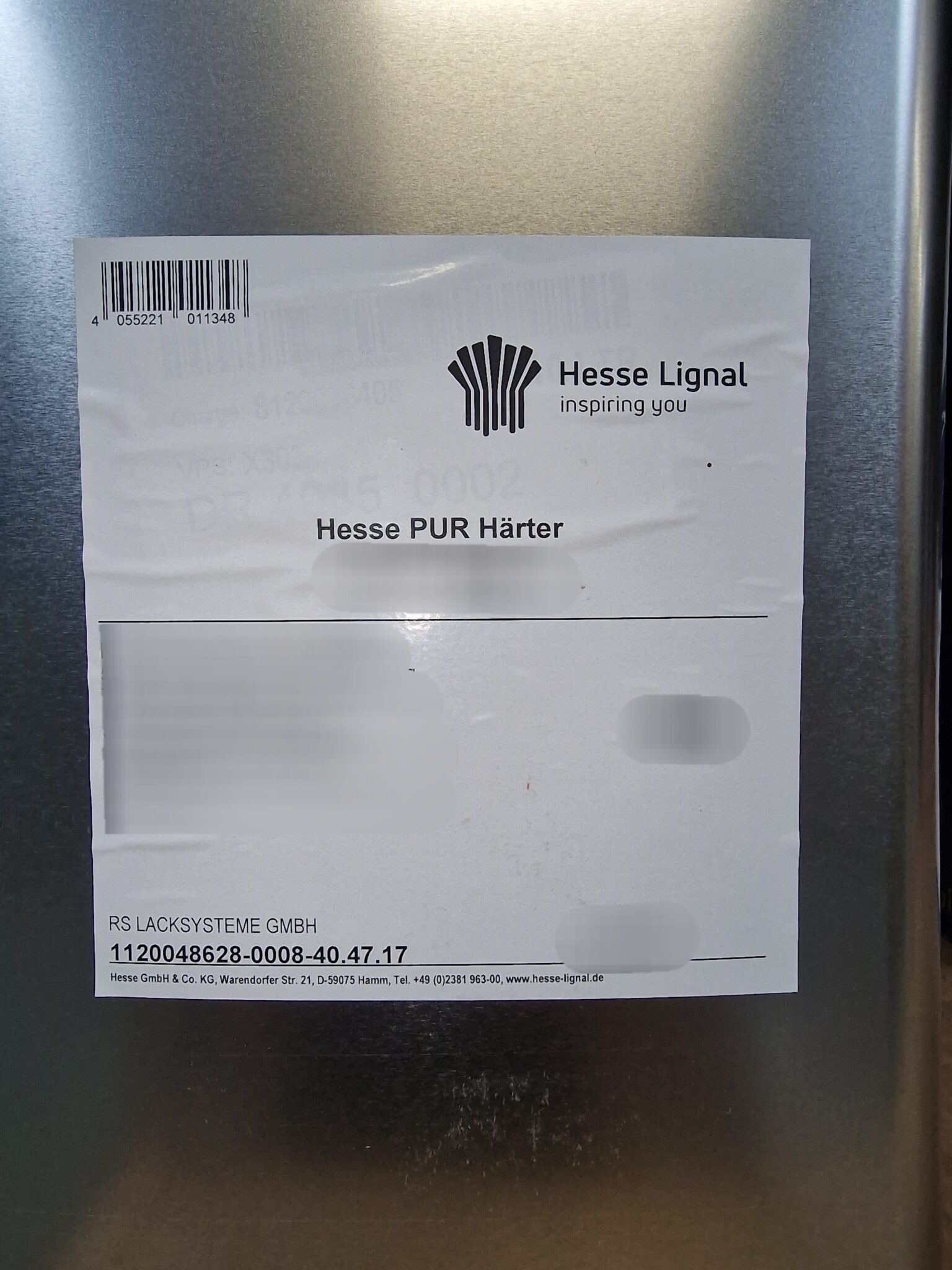 Hesse PUR - HÄRTER 2,5L 10:1 DR Modu